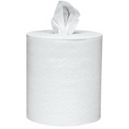 D2D Technologies 01320 White Center Flow Hand Towel - 250 Count, Pack 4 D22060901